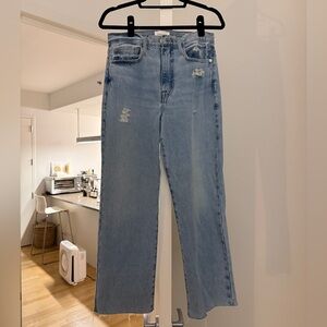 Frame Denim Le Jane Crop Light Blue Jeans